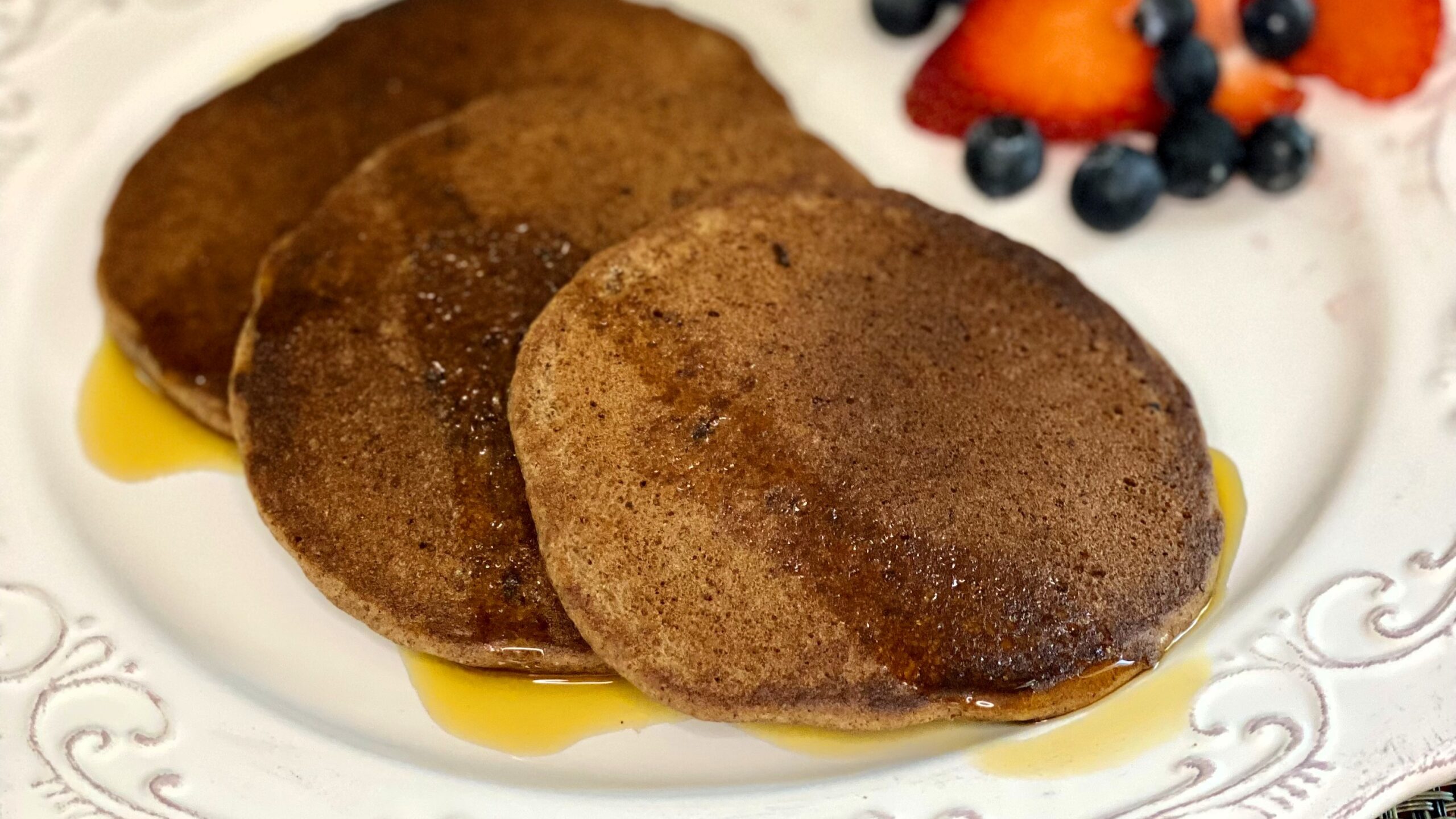 Cacao Buckwheat Pancakes