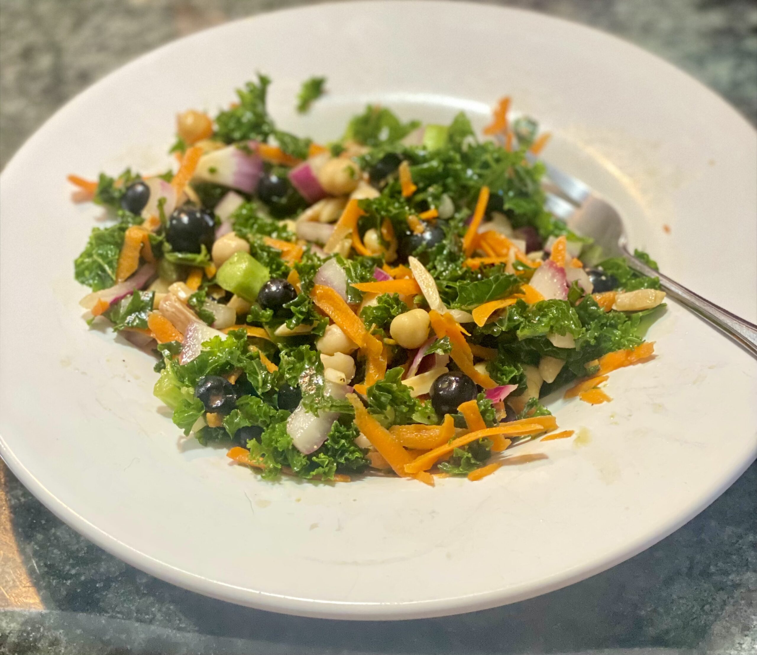 Kale Blueberry Salad